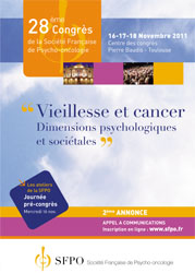 28ème congrès de la Société Française de Psycho-oncologie