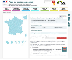 outil comparateur prix maisons de retraite