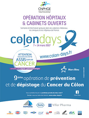 Colon days 2017 : dépisatge du cancer du colon