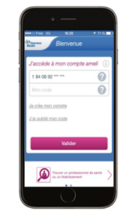 Appli annuaire santé améli