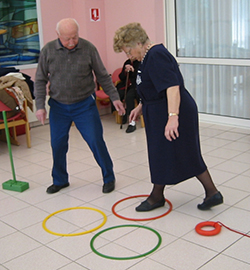 Atelier Gym Aidant du clic alliages avec siel bleu