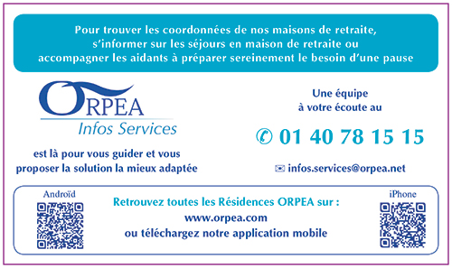 Bandeau orpea infos services