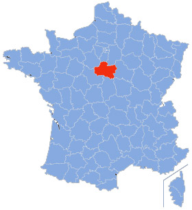carte département du Loiret : baisse du reste à charge des services à domicile