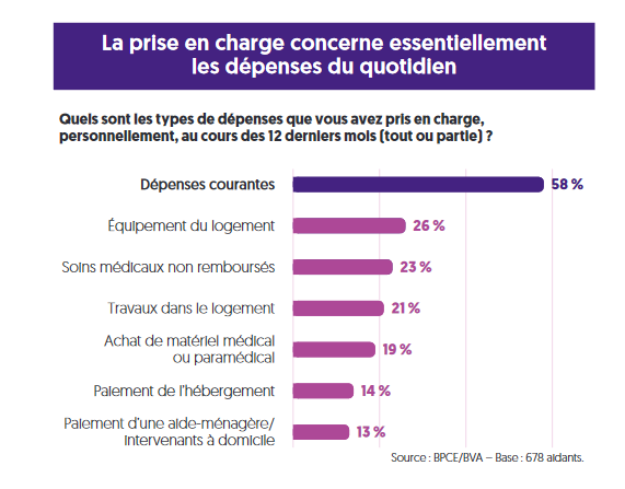 dépenses des aidants