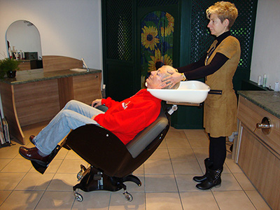 salon de coiffure Hostellerie du chateau adapté seniors