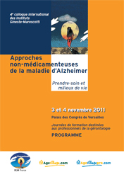 Colloque des approches non médicamenteuses de la maladie d'alzheimer