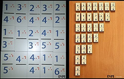 Jeux de dominos en braille