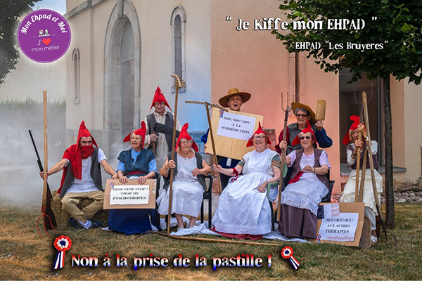 Prise Pastille santé grand âge etablissement accueil