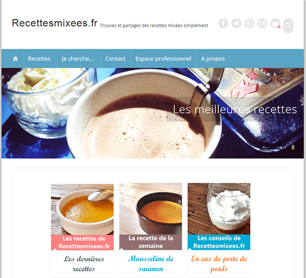 recettes mixées senior