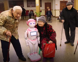 robot de compagnie pour 230 millions de chinois agés
