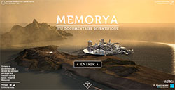 page d'accueil du site MEMORYA