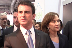 Manuel Valls et Laurence Rossignol